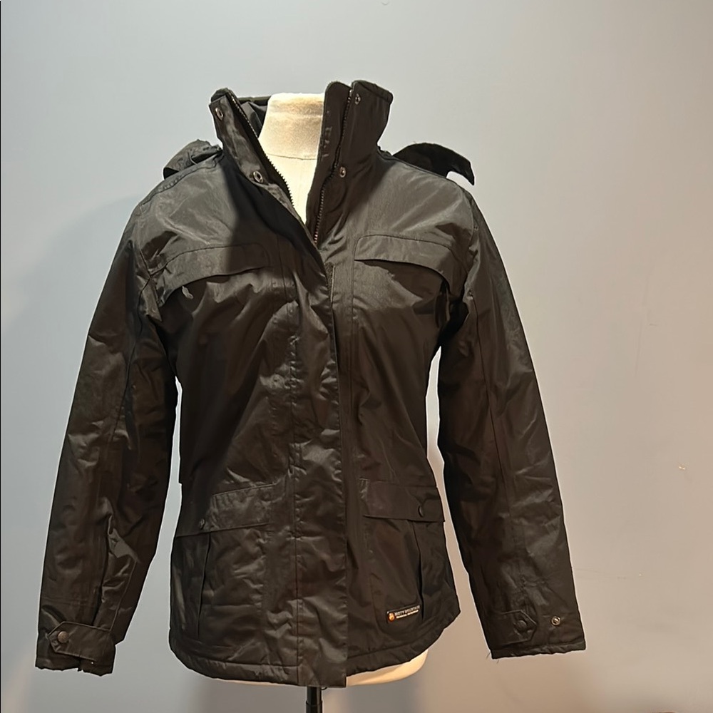 Misty Mountain Technical Performance Outerwear Black Hooded Jacket